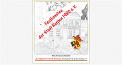 Desktop Screenshot of festkomitee-kerpen.de